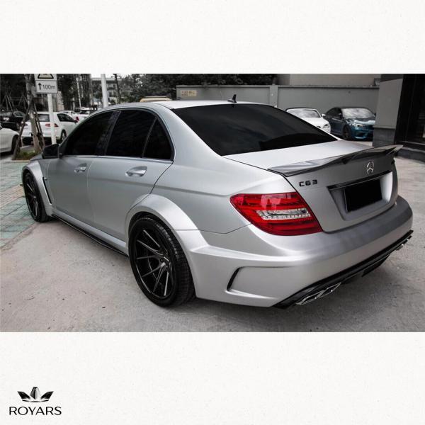 Mercedes C-Class W204 C63 AMG Saloon Black Series Kit Carrosserie 2011-2014 arrière